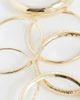 ASOS DESIGN ASOS DESIGN pack of mixed stacking bangles in gold tone - 2