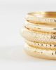 ASOS DESIGN ASOS DESIGN pack of mixed stacking bangles in gold tone - 3