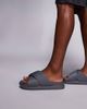 ASOS DESIGN ASOS DESIGN padded cross over strap sandals in gray - 1