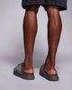 ASOS DESIGN ASOS DESIGN padded cross over strap sandals in gray - 3