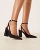 ASOS DESIGN ASOS DESIGN Paisley high block heel shoes in black - 1