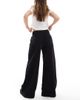 ASOS DESIGN ASOS DESIGN palazzo jeans with tie waist in black - 2