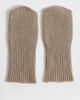 ASOS DESIGN ASOS DESIGN palm warmer fingerless gloves in beige-Neutral - 1