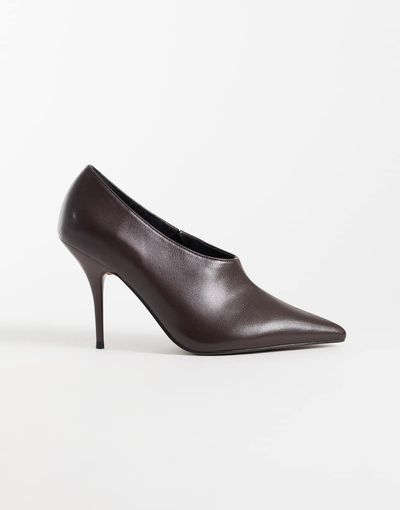 ASOS DESIGN ASOS DESIGN Pamela high heeled shoe boots in chocolate-Brown