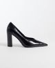 ASOS DESIGN ASOS DESIGN Panda high block heel pumps in black - 1