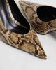 ASOS DESIGN ASOS DESIGN Panda high block heel pumps in snake-MULTI - 2