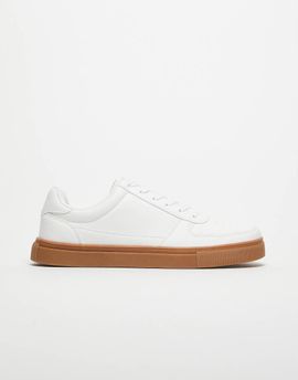 ASOS DESIGN ASOS DESIGN paneled sneakers in white with a rubber sole unit