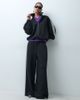 ASOS DESIGN ASOS DESIGN panelled jogger in black and gray scuba-style fabric-MULTI - 1