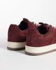 ASOS DESIGN ASOS DESIGN panelled lace up sneakers with off white detailing in burgundy suede-RED - 4