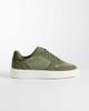 ASOS DESIGN ASOS DESIGN panelled sneakers in khaki mix-Green - 1