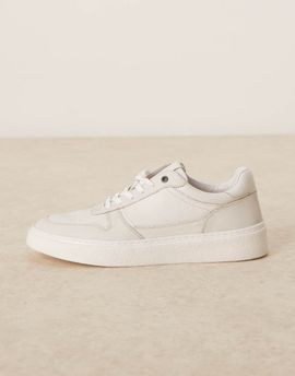 ASOS DESIGN ASOS DESIGN panelled sneakers in off white leather