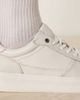 ASOS DESIGN ASOS DESIGN panelled sneakers in off white leather - 3