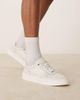 ASOS DESIGN ASOS DESIGN panelled sneakers in off white leather - 4