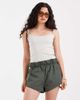 ASOS DESIGN ASOS DESIGN paper bag cargo shorts in khaki-Green - 3