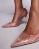 ASOS DESIGN ASOS DESIGN Paris mesh high heeled pumps in pink - 3