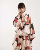 ASOS DESIGN ASOS DESIGN patch pocket funnel neck jacket in red floral - part of a set-Multi - 1