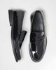ASOS DESIGN ASOS DESIGN patent penny loafers in black - 1