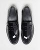 ASOS DESIGN ASOS DESIGN patent penny loafers in black - 4