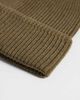 ASOS DESIGN ASOS DESIGN patterned edge rib knit beanie in khaki green - 2