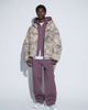 ASOS DESIGN ASOS DESIGN Peakmax hooded puffer jacket in green camo - 3