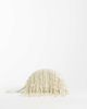 ASOS DESIGN ASOS DESIGN pearl beaded clutch bag in cream-White - 1