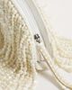 ASOS DESIGN ASOS DESIGN pearl beaded clutch bag in cream-White - 3