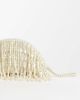 ASOS DESIGN ASOS DESIGN pearl beaded clutch bag in cream-White - 4
