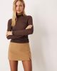 ASOS DESIGN ASOS DESIGN pelmet mini skort in camel-Neutral - 1