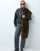 ASOS DESIGN ASOS DESIGN pelted faux fur scarf in chocolate-Brown - 2