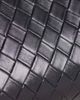 ASOS DESIGN ASOS DESIGN pencil case elongated clutch in black weave - 3