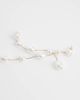 ASOS DESIGN ASOS DESIGN pendant earring with faux freshwater drops in gold tone-White - 4