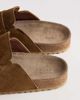 ASOS DESIGN ASOS DESIGN penny loafer mule in tan suede-Brown - 3
