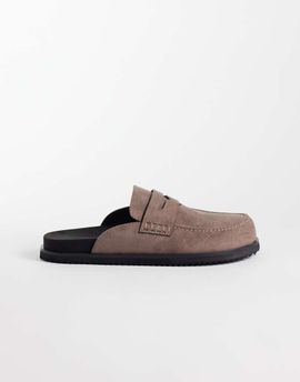 ASOS DESIGN ASOS DESIGN penny loafer mules in light mocha-Brown