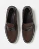 ASOS DESIGN ASOS DESIGN penny loafers in brown and faux snake - 3