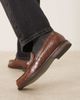 ASOS DESIGN ASOS DESIGN penny loafers in brown faux croc - 4