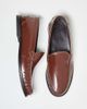 ASOS DESIGN ASOS DESIGN penny loafers in brown leather with ruching - 2