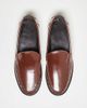 ASOS DESIGN ASOS DESIGN penny loafers in brown leather with ruching - 4