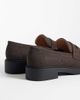 ASOS DESIGN ASOS DESIGN penny loafers in brown texture - 3