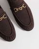 ASOS DESIGN ASOS DESIGN penny loafers in brown with ruching - 1