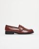 ASOS DESIGN ASOS DESIGN penny loafers in brown with woven details - 1