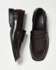 ASOS DESIGN ASOS DESIGN penny loafers in burgundy-Red - 3