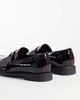 ASOS DESIGN ASOS DESIGN penny loafers in burgundy patent-Red - 2