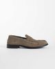ASOS DESIGN ASOS DESIGN penny loafers in taupe suede-Brown - 1