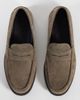 ASOS DESIGN ASOS DESIGN penny loafers in taupe suede-Brown - 3