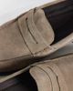 ASOS DESIGN ASOS DESIGN penny loafers in taupe suede-Brown - 4