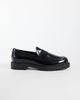 ASOS DESIGN ASOS DESIGN penny loafers with cleated sole in black - 1