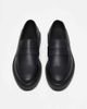 ASOS DESIGN ASOS DESIGN penny loafers with cleated soles in tumbled black - 2