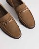 ASOS DESIGN ASOS DESIGN penny loafers with gold snaffle in taupe-Brown - 2
