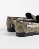 ASOS DESIGN ASOS DESIGN penny loafers with ruching in faux snake-Multi - 4