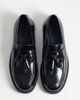 ASOS DESIGN ASOS DESIGN penny loafers with tassels in black patent - 2